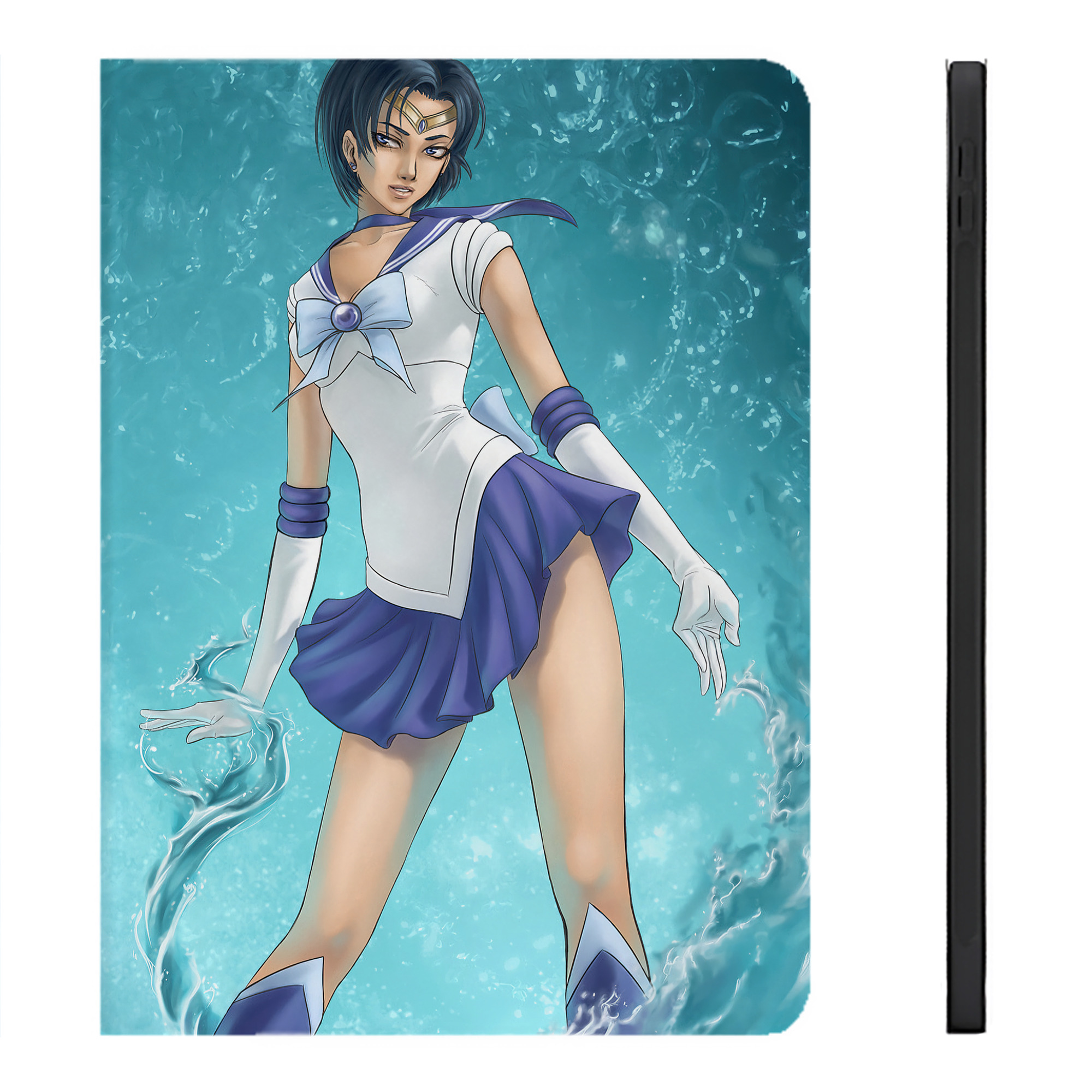 （画像用） 美少女戦士セーラームーン Sailor Moon IPadケース ペンホルダー付き ブックスタイルデザイン